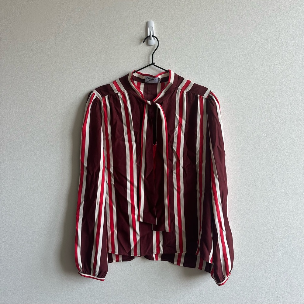 Frame Silk Blouse